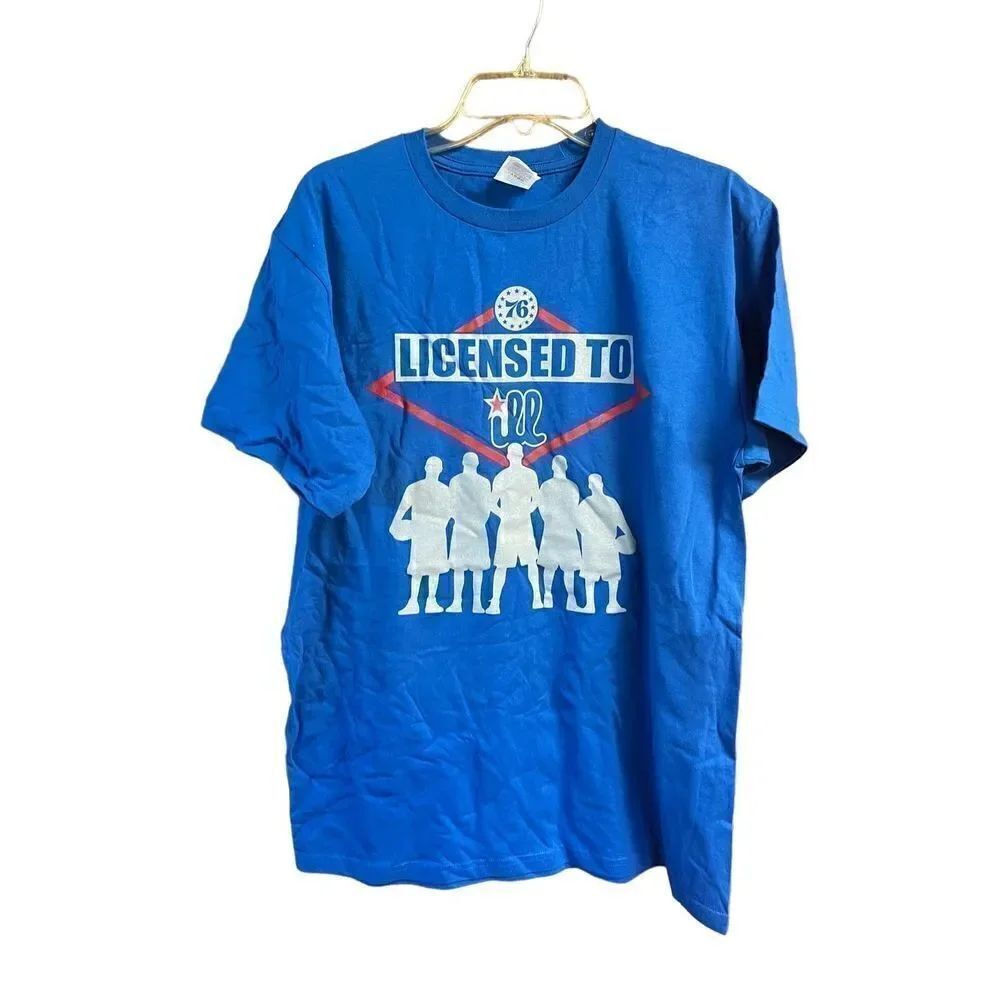 🔥5/20🔥 76ers Tee Shirt Sz L NWOT ***